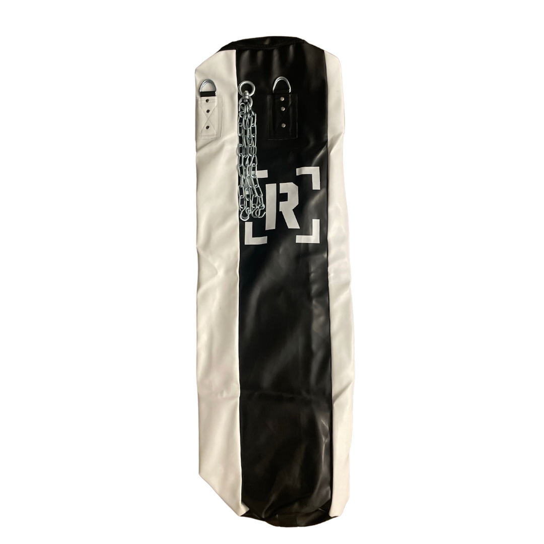 Empty 5ft Heavy Bag Skin White & Black
